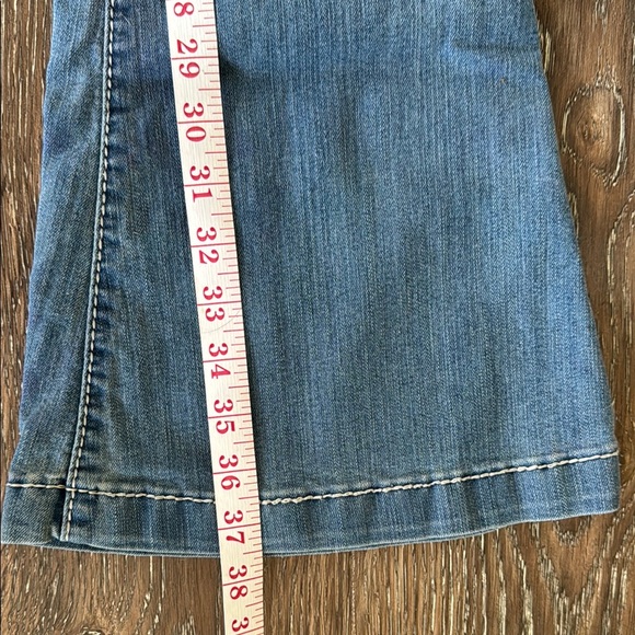 Mudd Blue Flare Wide Leg Jeans Classic Style - Picture 6 of 7